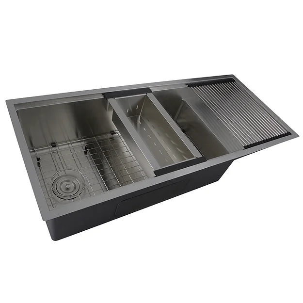 Undermount Rectangular Single Bowl Kitchen Sink - Image 6