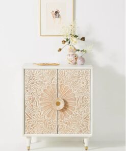 Hand Carved Solid Mango Wood Sideboard